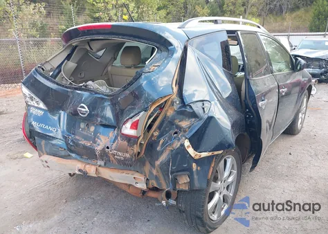 2014 Nissan Murano Le z USA, uszkodzony, nr VIN JN8AZ1MW3EW500810